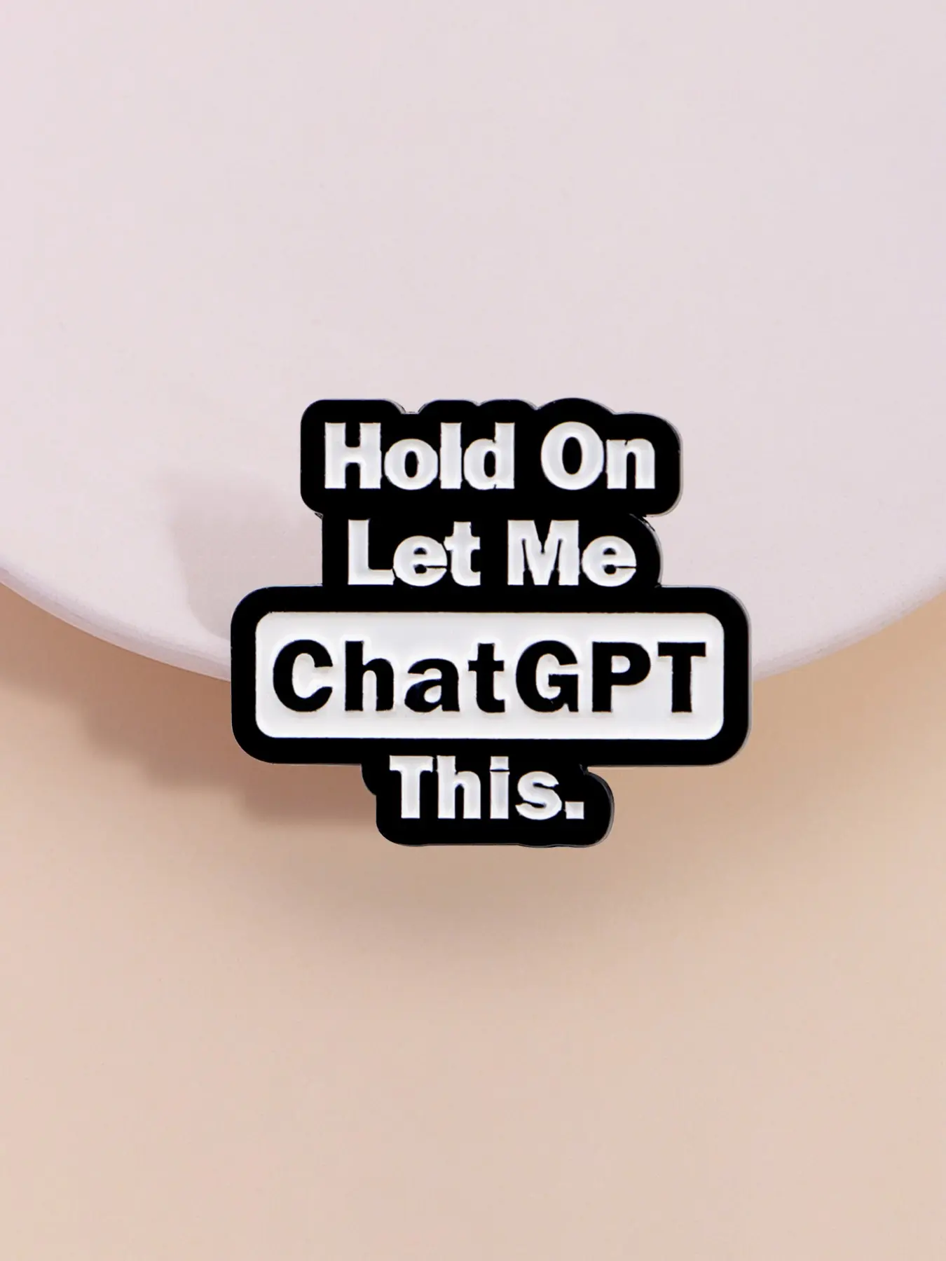 Tech Accessories Logo - Chatgpt Emaye Rozet Amblem Logosu, Alaşım