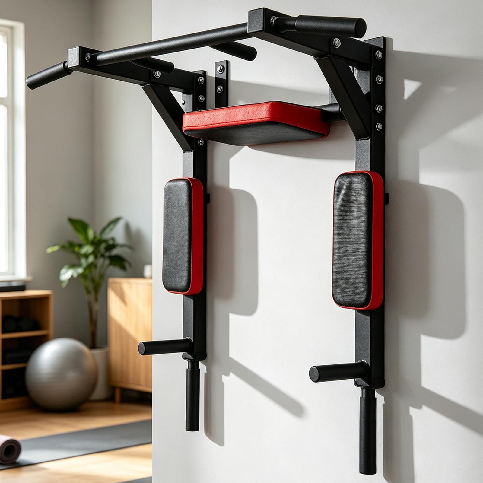 Tech Accessories - Duvara Monte Edilebilir Barfiks Çubuğu Fitness