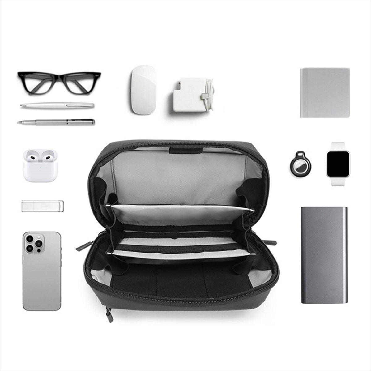 ☶ ❈ ＊ ♥ AC1579-Su Geçirmez Tek - Tech Accessories Travel Organizer Pouch incelemesi ve fiyatı
