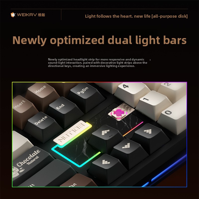 WEIKAV NUT108 Mekanik Klavye A - Tech Gaming Accessories incelemesi ve fiyatı