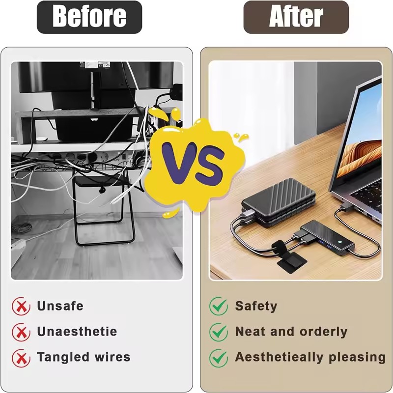 Yapışkanlı Masa Altı Kablo Bağ - Tech Room Accessories incelemesi ve fiyatı