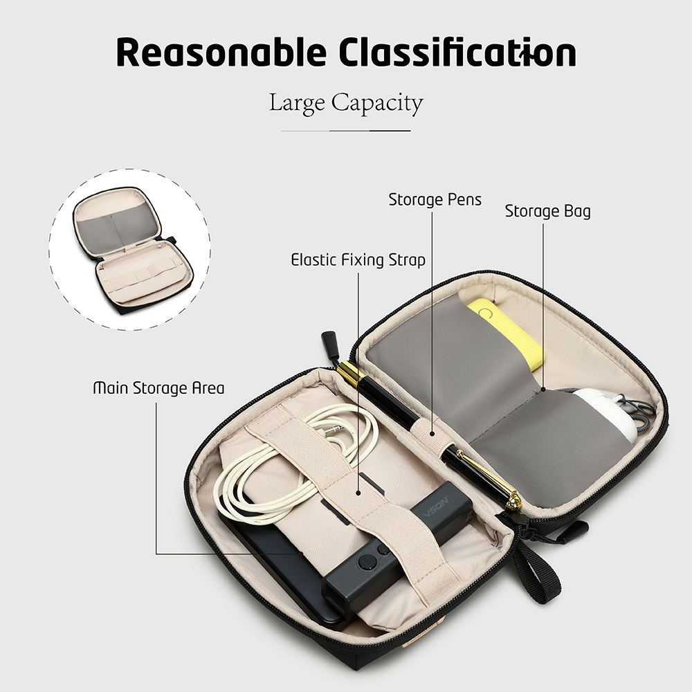 Büyük Kapasiteli Teknoloji Düz - Tech Accessories Travel Organizer Pouch incelemesi ve fiyatı