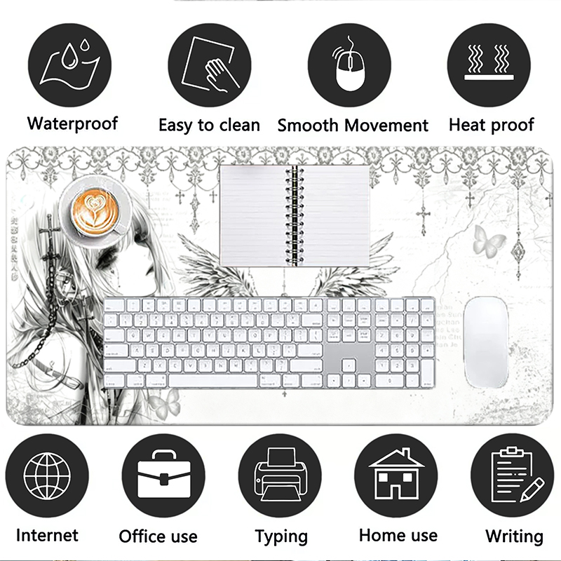 Deri Mousepad Siyah Beyaz Anim - Tech Gaming Accessories incelemesi ve fiyatı