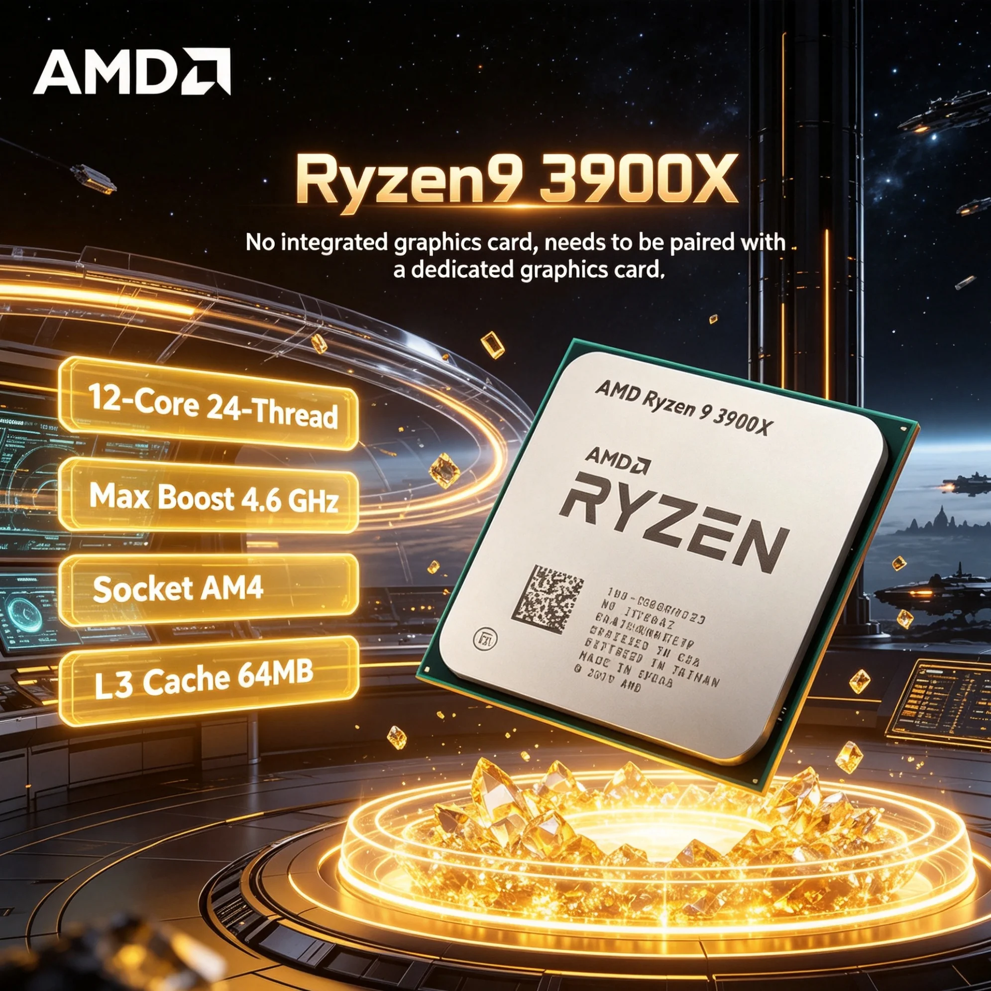 AMD Ryzen 9 3900X CPU, 12 çeki - Amd Cpu Ryzen 9 incelemesi ve fiyatı