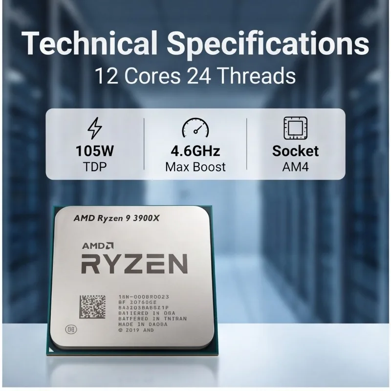 AMD Ryzen 9 3900X CPU, 12 çeki - Amd Cpu Ryzen 9 incelemesi ve fiyatı